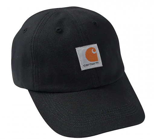 Carhartt Kids' Signature Canvas Cap - Black #CB8900