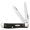 Case Knife Jigged Genuine Buffalo Horn Mini Trapper #65016SS