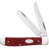 Case Knife Ruby Red Stardust Kirinite Mini Trapper #C67005