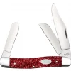 Case Knife Ruby Red Stardust Kirinite Stockman #C67001