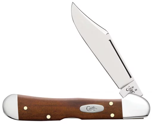 Case Knife Smooth Chestnut Bone Mini CopperLock #C28704