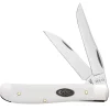 Case Knife White Synthetic Mini Trapper #63965