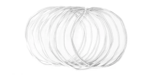 Fouray Fashion Light Silver Bangles #B106S