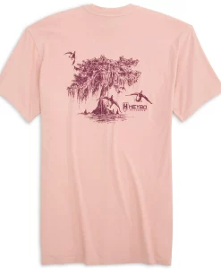 Heybo Duck Over Cypress Ring Spun Tee