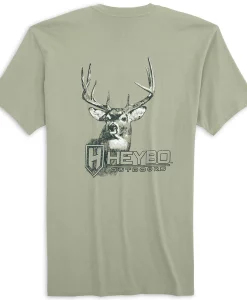 Heybo Etched Deer Ring Spun Tee