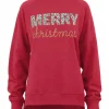 Royce Merry Christmas Cheetah Printed Cozy Fleece