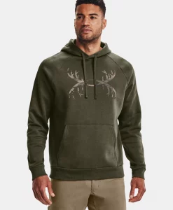 UA Men's Rival Fleece Antler Hoodie