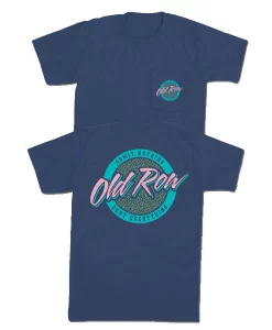 Old Row Circle Logo Pocket Tee (Blue) #WROW-2025