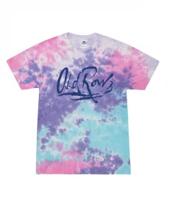 Old Row LA Row Tie Dye Tee Purple #WROW-2204