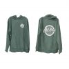 Old Row Circle Logo Pigment Dyed Premium Hoodie Green #WROW-2592