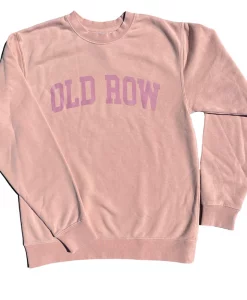 Old Row Pigment Dyed Premium Crewneck Pink #WROW-2559