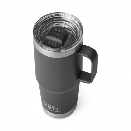 Yeti Rambler 20 oz. Travel Mug W/ Stronghold Lid - Charcoal #21071501169