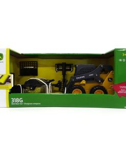 Tomy 1:16 Big Farm John Deere Skidsteer Set #47324