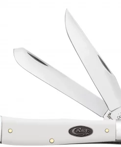 Case Knife White Synthetic Trapper #C63960