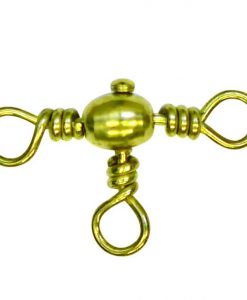 Eagle Claw Brass Crossline Swivel Size 6 #01061-006