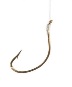 Eagle Claw Kahle Snelled Hooks - Large - Size 2/0 #147H-2/0