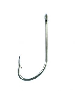 Eagle Claw Plain Shank Offset Hook Size 4/0 #084AH-4