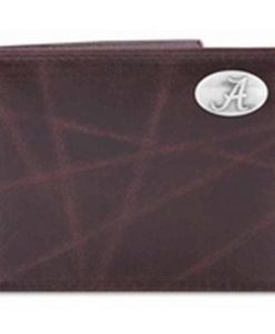 Zep-Pro Alabama Passcase Wrinkle Leather Wallet #UAL-IWT1-WRNK