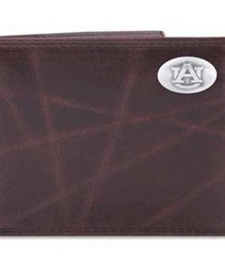 Zep-Pro Auburn Passcase Wrinkle Leather Wallet #UAU-IWT1-WRNK