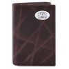 Zep-Pro Auburn Trifold Wrinkle Leather Wallet #UAU-IWT2-WRNK