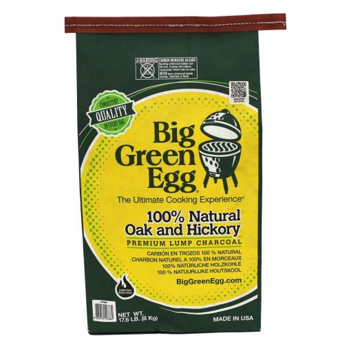 big green egg charcoal 100% oak hickory