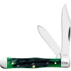 Case Knife Deep Canyon Jig Hunter Green Bone Small Swell Center Jack #75837