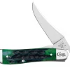 Case Knife Deep Canyon Jig Hunter Green Bone RussLock #75838