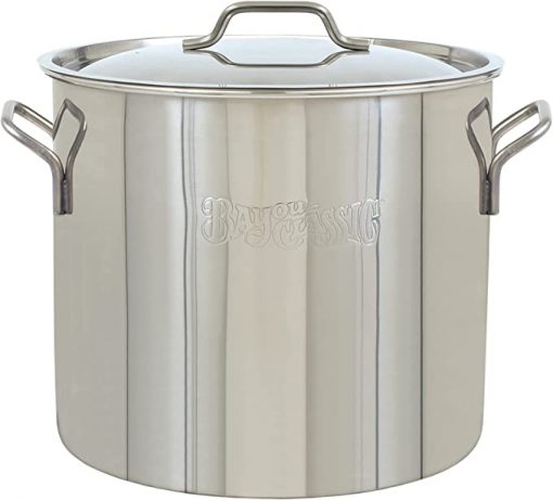 Bayou Classic 20QT Stainless Brew Kettle W Lid #1420