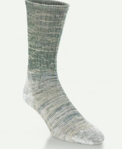 Hiwassee Light Weight Outdoor Tech Socks - Large - Forest/Taupe #H1011