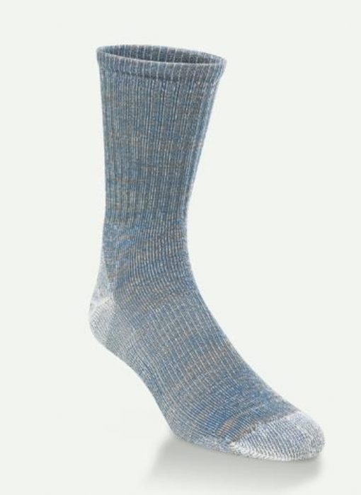 Hiwassee Men's Large Weight Outdoor Tech Socks - Denim/Coyote #H1012