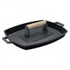 Bayou Classic Bacon Press And Shallow Pan Set #7455