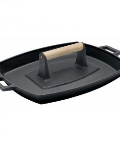 Bayou Classic Bacon Press And Shallow Pan Set #7455