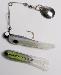 Betts 1/32 Bull Frog Spin Split Tail Lure #021GR-15