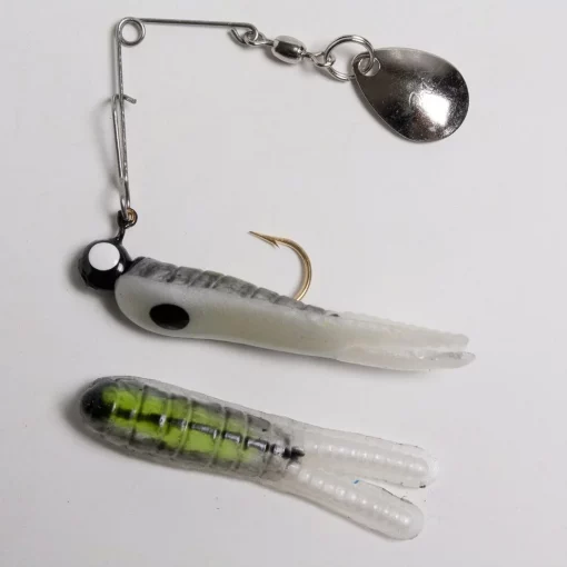 Betts 1/32 Bull Frog Spin Split Tail Lure #021GR-15