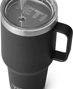 Yeti Rambler 35 oz. Mug W/ Straw Lid - Black #21071501811