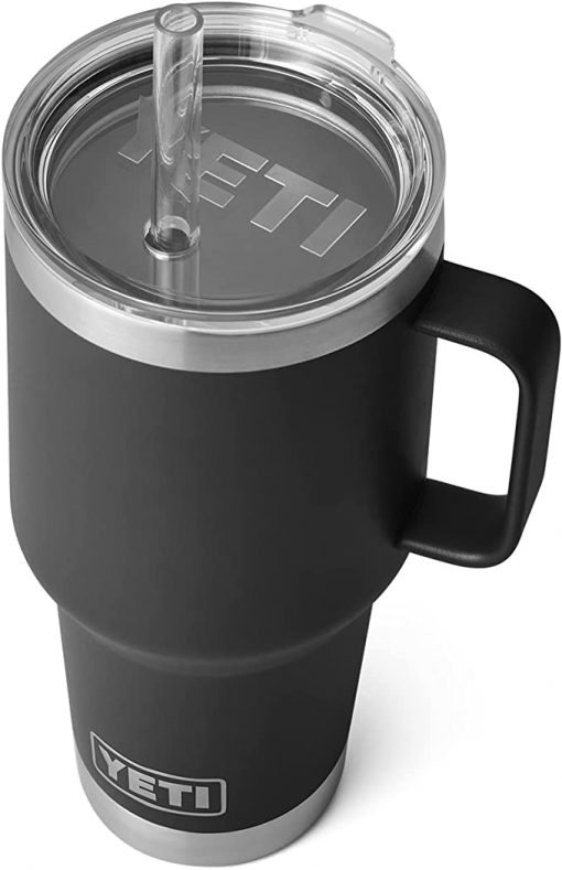 Yeti Rambler 35 oz. Mug W/ Straw Lid - Black #21071501811