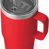 Yeti Rambler 25 Oz. Mug W/ Straw Lid - Rescue Red #21071501894