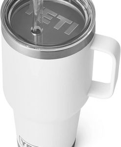 Yeti Rambler 35 oz. Mug W/ Straw Lid - White #21071501812