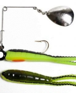 Betts Spin 1/32 Grub Lure Black/Orange/Chartreuse #021GR-29N