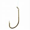 Eagle Claw Plain Shank Snelled Hook 1/0 – Bronze #031H-1/0