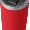 Yeti Rambler 20 oz. Tumbler W/ Magslider Lid - Rescue Red #21071501390