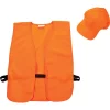 Allen Company Blaze Orange Hat And Vest Safety Bundle #1755