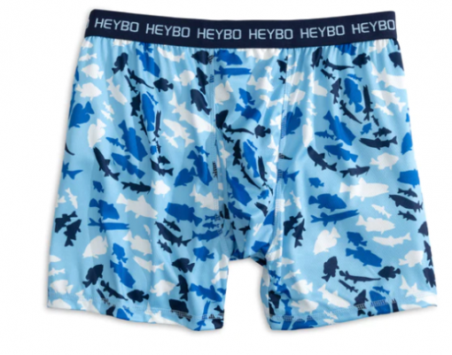 Heybo Men's Boxer Briefs - Freshwater Flage #HEY19453