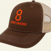 Over Under Double Barrel Mesh Back - Brown