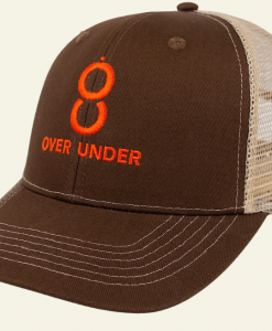 Over Under Double Barrel Mesh Back - Brown