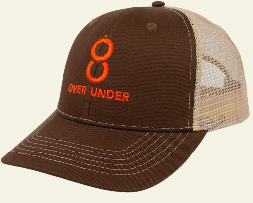 Over Under Double Barrel Mesh Back - Brown