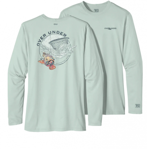 Over Under L/S Tidal Tech Rainbow Trout #2478