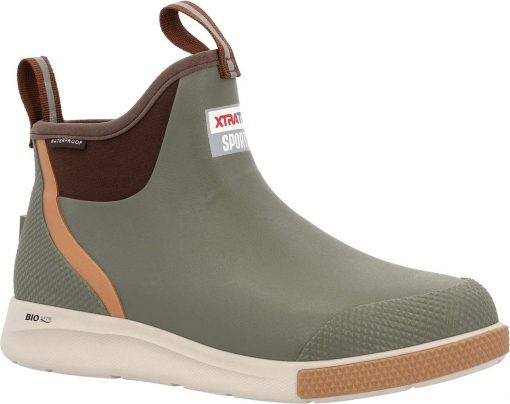 Xtratuf Men's Ankle Deck Olive Sport Boot #ADSM300M