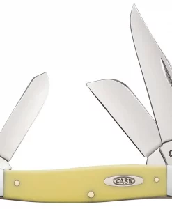 Case Knife Yellow Syntheic CS LG Stockman #00203