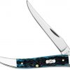 Case Knife Mediterranean Blue Bone MD TX Toothpick #51855